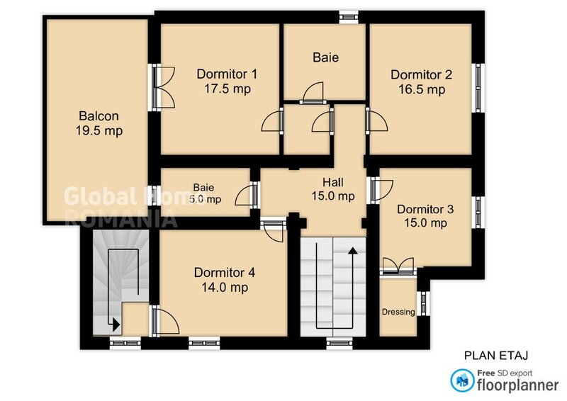 Dorobanti, vila interbelica consolidata, S+P+1+M+teren 600 mp+parcare subterana.